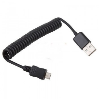 USB 2.0 to Micro USB Spring Data Cable Spiral Coiled 5 Pin Adaptor Digital USB Data Charging Cables Connector USB Charger Cable