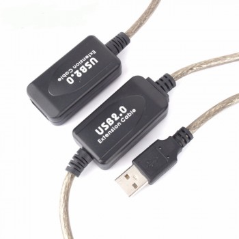 USB 2.0 extension cable 20M/15M/10M/5M Male to Female Active Repeater Extension Extender Cable Cord USB Adapter For Laptop PC