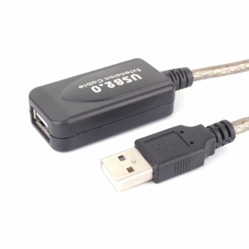 USB 2.0 extension cable 20M/15M/10M/5M Male to Female Active Repeater Extension Extender Cable Cord USB Adapter For Laptop PC
