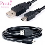 Mini USB to USB Fast Data Charger Cable for MP3 MP4 Player Car DVR GPS Digital Camera HDD mini usb data 0.3m 0.5m 1.5m 1m 3m 5m