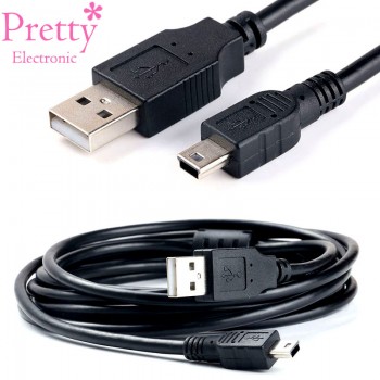 Mini USB to USB Fast Data Charger Cable for MP3 MP4 Player Car DVR GPS Digital Camera HDD mini usb data 0.3m 0.5m 1.5m 1m 3m 5m