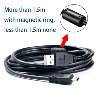 Mini USB to USB Fast Data Charger Cable for MP3 MP4 Player Car DVR GPS Digital Camera HDD mini usb data 0.3m 0.5m 1.5m 1m 3m 5m