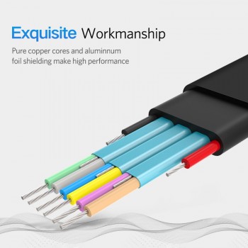 Ugreen USB 3.0 Cable Flat USB Extension Cable Male to Female Data Cable USB3.0 Extender Cord for PC TV USB Extension Cable