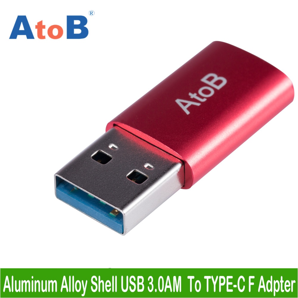 AtoB USB 3.0 Male To Type C 3.1 Female Adapter Fast Data Sync Charger USB C Type-c Converter For Macbook Oneplus Huawei Xiaomi
