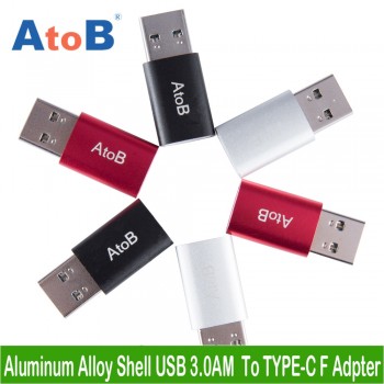AtoB USB 3.0 Male To Type C 3.1 Female Adapter Fast Data Sync Charger USB C Type-c Converter For Macbook Oneplus Huawei Xiaomi