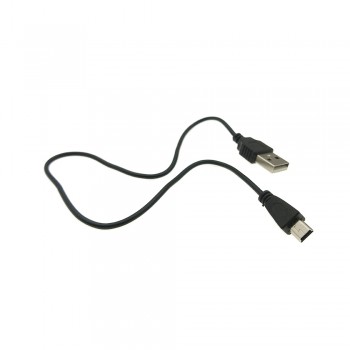HOMEBARL Data Sync Flat Mini USB A Male To Mini 5 Pins B Charger V3 USB Cable For MP3 MP4 MP5 Player Camera Radio Bluetooth DVD