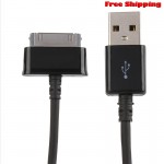 USB Data Cable Charger For Samsung Galaxy Tab 2 10.1 P5100 P7500 Tablet FOR Smartphone Cellphone Phones  Free Shipping 35