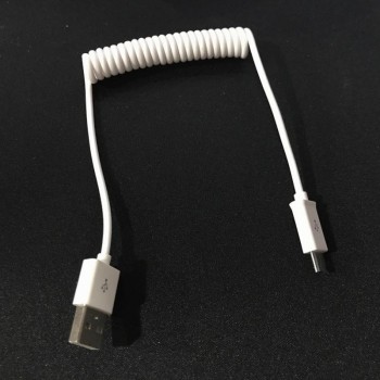 Universal USB Spring Coil Cable Charger Cable High Quality Micro Charging Lead Fast USB 2.0