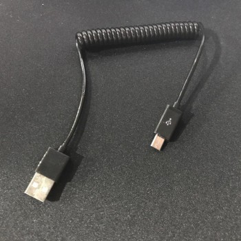 Universal USB Spring Coil Cable Charger Cable High Quality Micro Charging Lead Fast USB 2.0