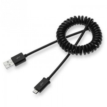Universal USB Spring Coil Cable Charger Cable High Quality Micro Charging Lead Fast USB 2.0