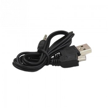 2 in 1USB Cable Jack 3.5mm AUX Cable+USB Male Mini USB 5 Pin Charge for Bluetooth Player Portable Speaker