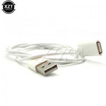 1PCS USB 2.0 Extension Data 1M Extender Charge Extension Data Male to Female M/F Extra Cable for iPhone Samsung MP4 Player