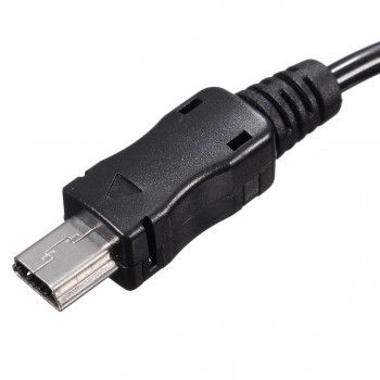 LEORY Mini USB Cable Coiled USB A Type Male USB to Mini USB Male 5pin Connector Spiral Stretch Data Cable