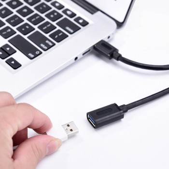 Rovtop USB Extension Cable USB 3.0 Cable For Smart TV PS4 One SSD USB3.0 2.0 to Extender Data Cord Mini USB Extension Cable