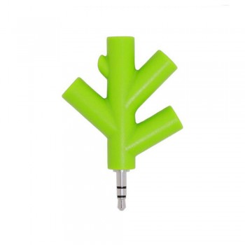 High Quality  3.5mm Branches Audio Splitter Earphone Headphone Cable Male to 4 Female Adapter For Sharing Music With Friends