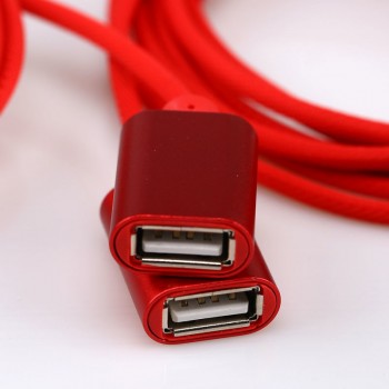 Eighfitech Usb Extension Line 2.0 Male To Female Data Cable For Computer U Disk Wireless Network Card 0.5m/1m/1.5m