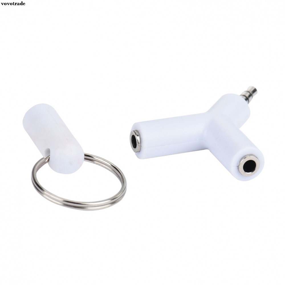 vovotrade Audio Splitter adapter Y Jack Male to 2 Female M/F 3.5mm Stereo Earphone Headphone Headset Mp3 Smartphone Cellphone