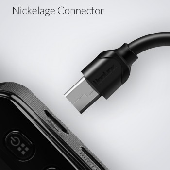 Unnlink Mini USB Power Cable 3.5m DC 5V 3A 22 AWG Copper Wire Power Supply Cable Cord For Car GPS Car Camera POS DVR Dashcam