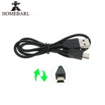 HOMEBARL Data Sync Mini USB 5 Pins Adapter Charger V3 Cable For MP3 MP4 MP5 Player Camera Radio Transfer Charging Line Cables