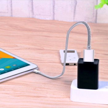USB 2.0 Type A Male to Mini 5P Male Mini 5P USB Cable  M/M Foil Braided PVC Shielding 1M Charge Data Cable Adapter For MP3 Mp4