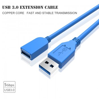 Hot Sale USB 3.0 Male to Female Extension Cable USB3.0 Data Sync Fast Speed Cord Connector for Phone Hard Disk Laptop PC Printer