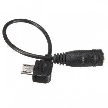 LEORY Micro USB to 3.5mm Female Stereo Jack Headphones Earphones Headset Audio Music Adapter Connector Cable For NOKIA