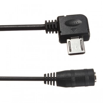 LEORY Micro USB to 3.5mm Female Stereo Jack Headphones Earphones Headset Audio Music Adapter Connector Cable For NOKIA