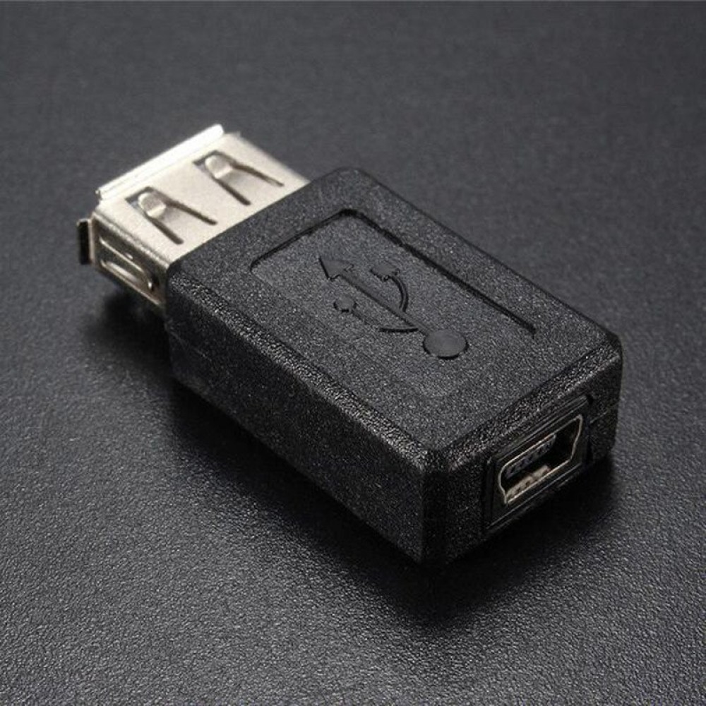 High Speed USB 2.0 Type A Female to Mini USB 5pin B Female Converter Connector Charger Transfer Data sync Charging Adapter