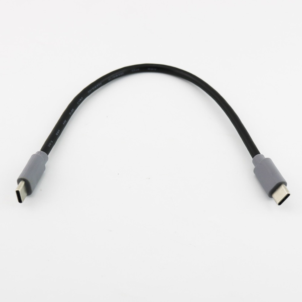 1pcs USB Type C 3.1 Male To USB Type-C 3.1 Male Plug Converter OTG Adapter Lead Data Cable for Mobile Macbook 25cm / 1m 3ft