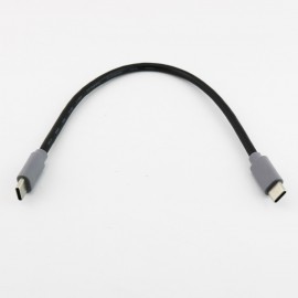 1pcs USB Type C 3.1 Male To USB Type-C 3.1 Male Plug Converter OTG Adapter Lead Data Cable for Mobile Macbook 25cm / 1m 3ft