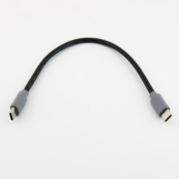 1pcs USB Type C 3.1 Male To USB Type-C 3.1 Male Plug Converter OTG Adapter Lead Data Cable for Mobile Macbook 25cm / 1m 3ft