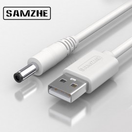 SAMZHE USB to DC Cable 5V 3A Chargingamp;Data Cable 5.5mm for Music Player Old Version Phones Lights Computer Accessories