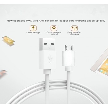 USB Cable 2A Fast Charge USB Data Cable for Samsung Xiaomi Tablet Android USB Charging Cord Microusb Charger Cable