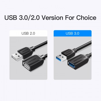 Vention USB Extension Cable USB2.0 USB3.0 Extender Cable USB 3.0 2.0 Male to Female USB Cable Extension for Laptop Computer PC