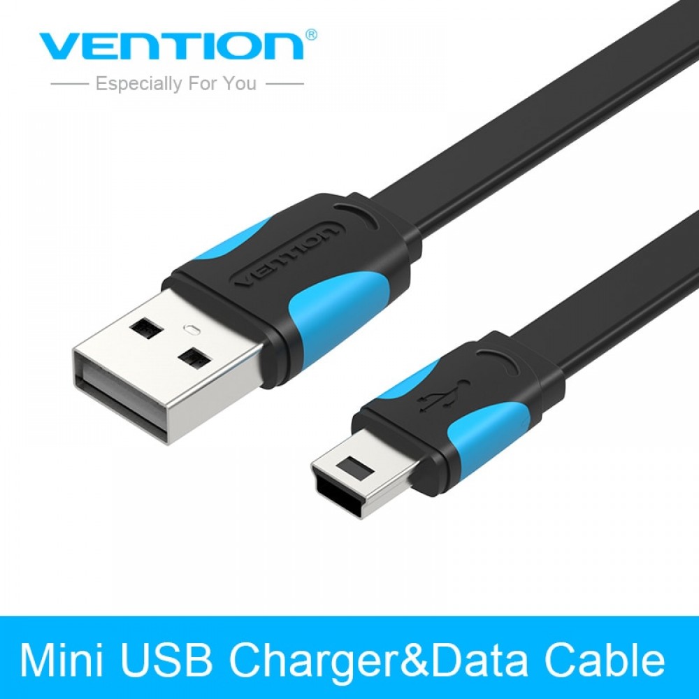 Vention Mini USB Cable 0.25m 0.5m 1m 1.5m 2m Data Sync USB Charger Cable For MP3 MP4 Player GPS Camera mobile phone Mini USB