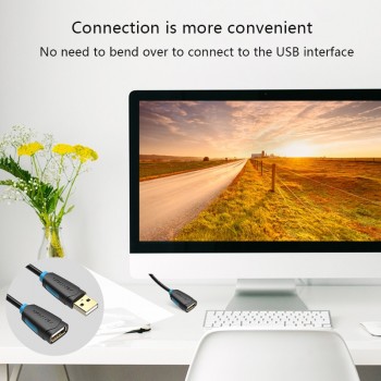 Vention USB2.0 Extension Cable USB 2.0 Cable Male To Female USB Data Sync USB Charger Extender Cable For PC Laptop U Disk Mouse