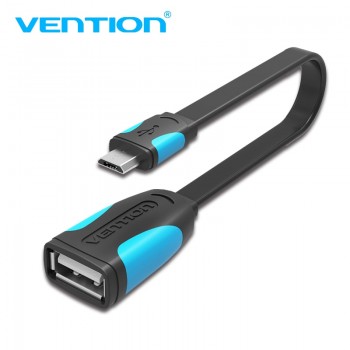Vention OTG Adapter Micro USB to USB 2.0 Converter OTG Cable 90 Degree for Android Samsung Galaxy Xiaomi Tablet