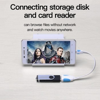 Vention OTG Adapter Micro USB to USB 2.0 Converter OTG Cable 90 Degree for Android Samsung Galaxy Xiaomi Tablet