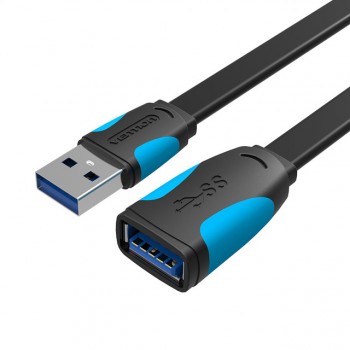 Vention Extension Cable USB 3.0 Cable Flat Male to Female Data Cable USB 3.0 Extender Cord for Computer USB Extension Cable