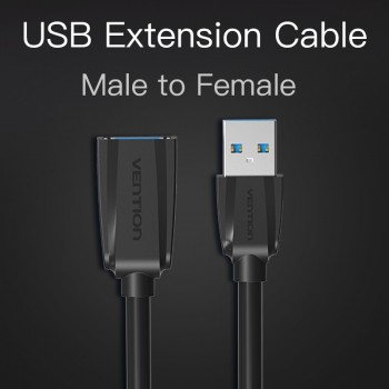 Vention USB3.0 Extension Cable Male to Female USB2.0 Extension Wire Super Speed 3.0 USB Extender Data Sync Cable for Computer PC