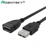 High Speed USB 2.0 Male To Female Extension Cable Connector Adapter Cable Cord Cabo for Printer Camera Mouse USB Flash Drive
