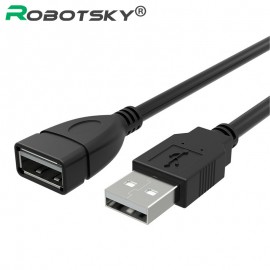 High Speed USB 2.0 Male To Female Extension Cable Connector Adapter Cable Cord Cabo for Printer Camera Mouse USB Flash Drive