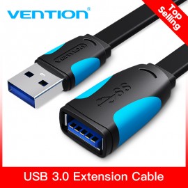 Vention USB3.0 Extension Cable Fast Speed 3.0USB Cable Male to Female 0.5m 1m 2m 3m USB Data Sync Transfer Extender Cable For PC