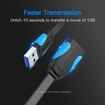 Vention USB3.0 Extension Cable Fast Speed 3.0USB Cable Male to Female 0.5m 1m 2m 3m USB Data Sync Transfer Extender Cable For PC