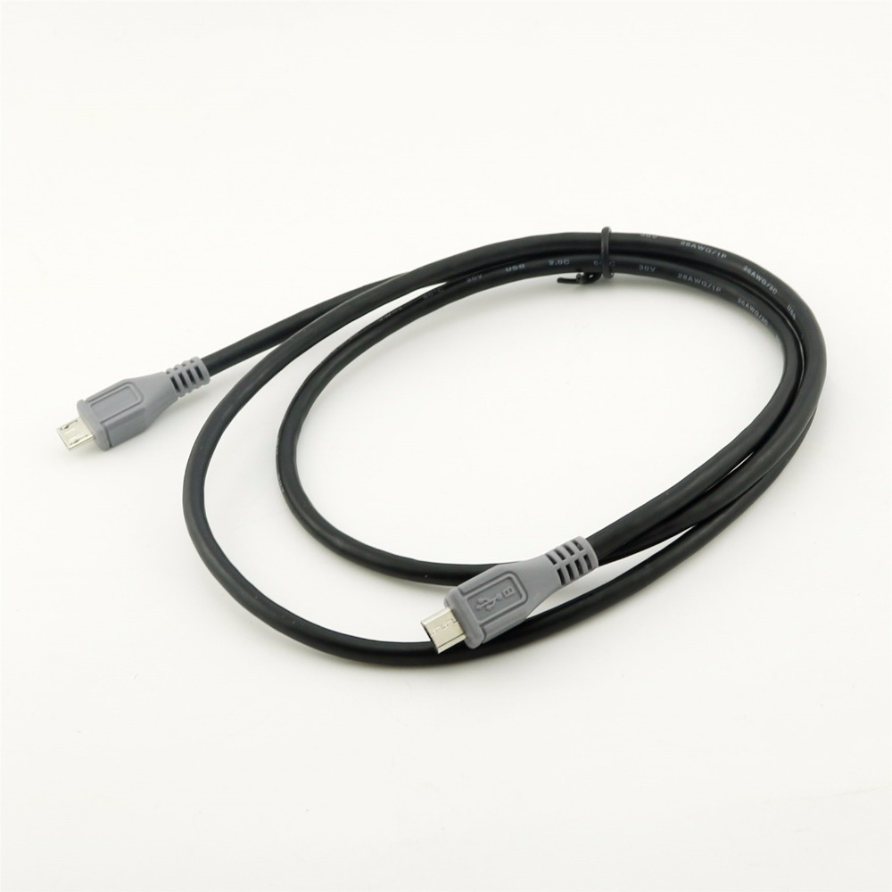1pc Micro USB Type B Male To Micro B Male 5Pin Converter OTG Adapter Lead Data Cable 20cm / 1m 3ft