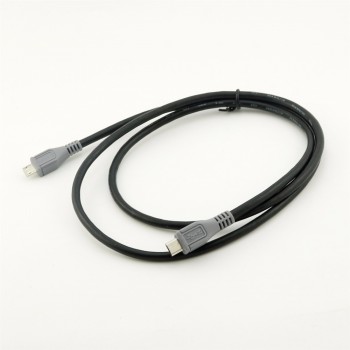 1pc Micro USB Type B Male To Micro B Male 5Pin Converter OTG Adapter Lead Data Cable 20cm / 1m 3ft