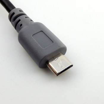 1pc Micro USB Type B Male To Micro B Male 5Pin Converter OTG Adapter Lead Data Cable 20cm / 1m 3ft