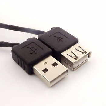 1pcs USB 2.0 A Male to A Female Extension Retractable Cable Data Sync Charger Cord 75cm