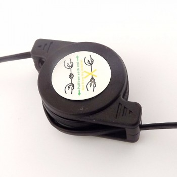 1pcs USB 2.0 A Male to A Female Extension Retractable Cable Data Sync Charger Cord 75cm