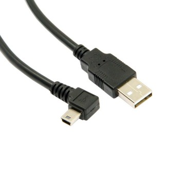 USB 2.0 Male to Mini USB Left amp; Right Angled 90 Degree Cable 0.5m 1.8m 3m 5m 50cm 180cm for Camera MP4 Tablet
